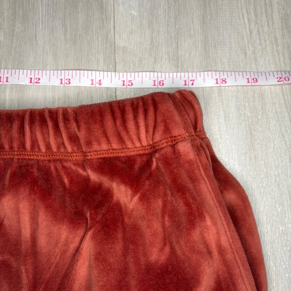 Daniel Buchler New York Rust Orange Velour Lounge Pajama Pants Mens XL
